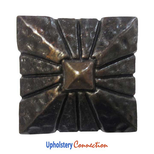 EW219 - 1 15/16" Square, Pyramid, Hammered Nail