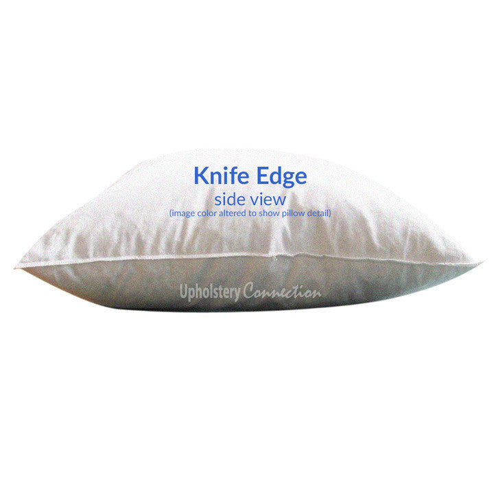 4) 18” x 18” Feather & Down filling Pillow Forms- Knife Edge