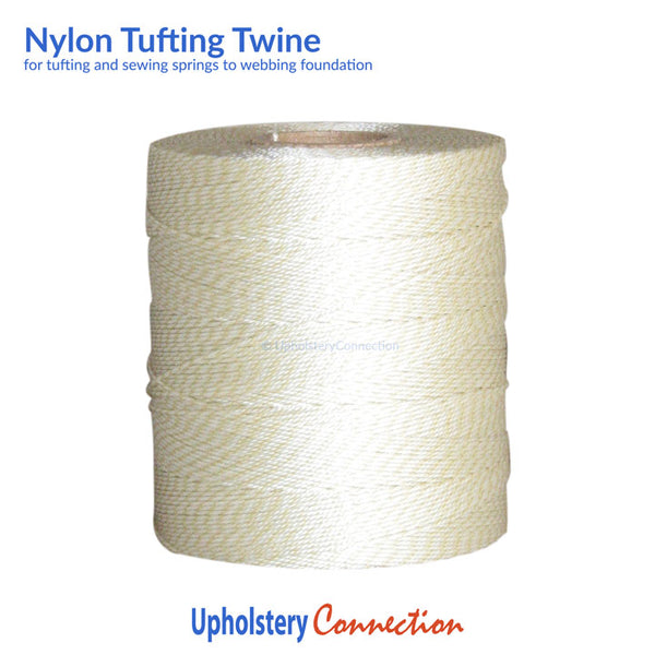 Nylon tufting twine – super strong to make it last!
