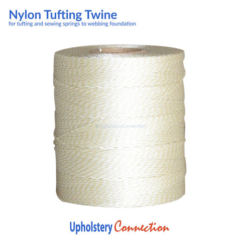 Nylon tufting twine – super strong to make it last!
