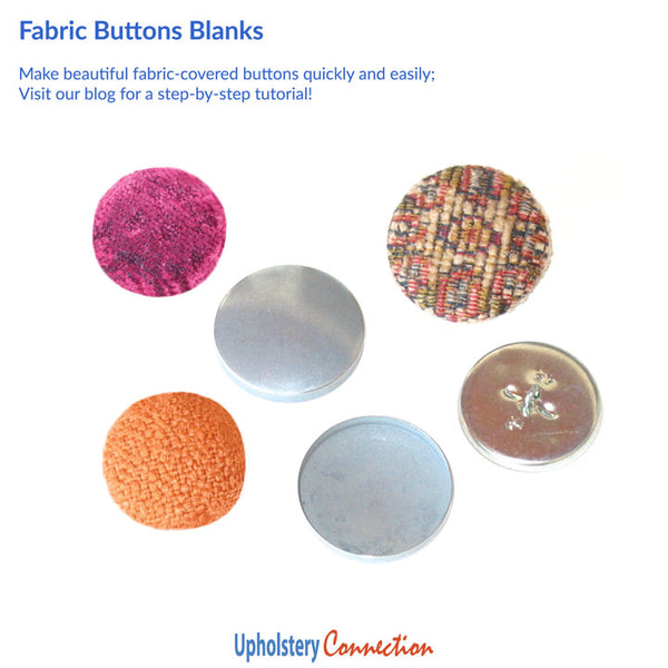 Make beautiful and functional fabric-covered buttons with the Osborne W1 machine and dies