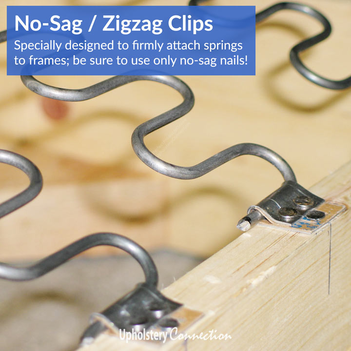 Sinuous Spring Support Zig Zag Springs, No-Sag Springs, Sinuous Springs, No-Sag Clips, Zig Zag ...